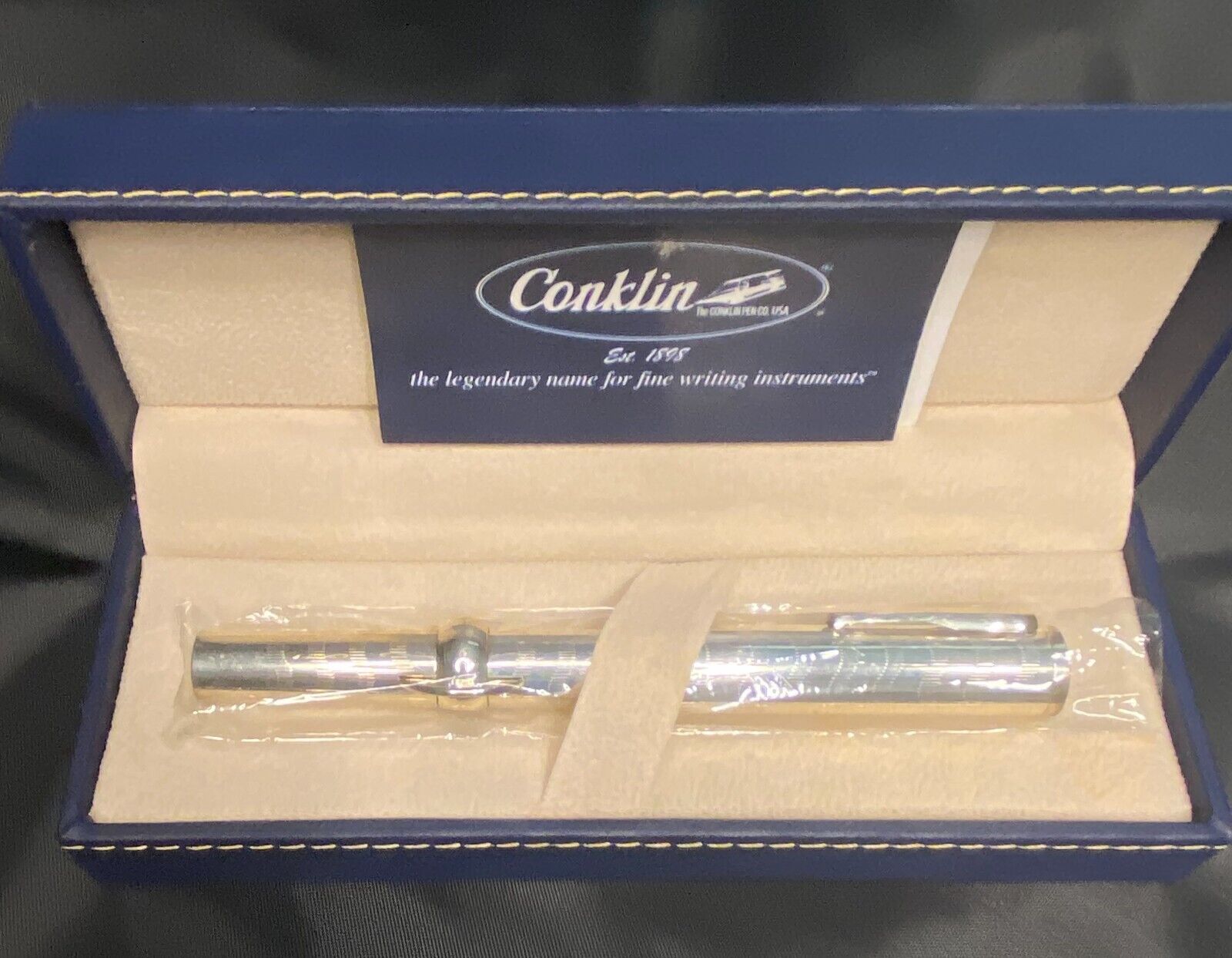 Conklin Silver Crescent Anniversary Limited Edition Fountain Pen - Medium