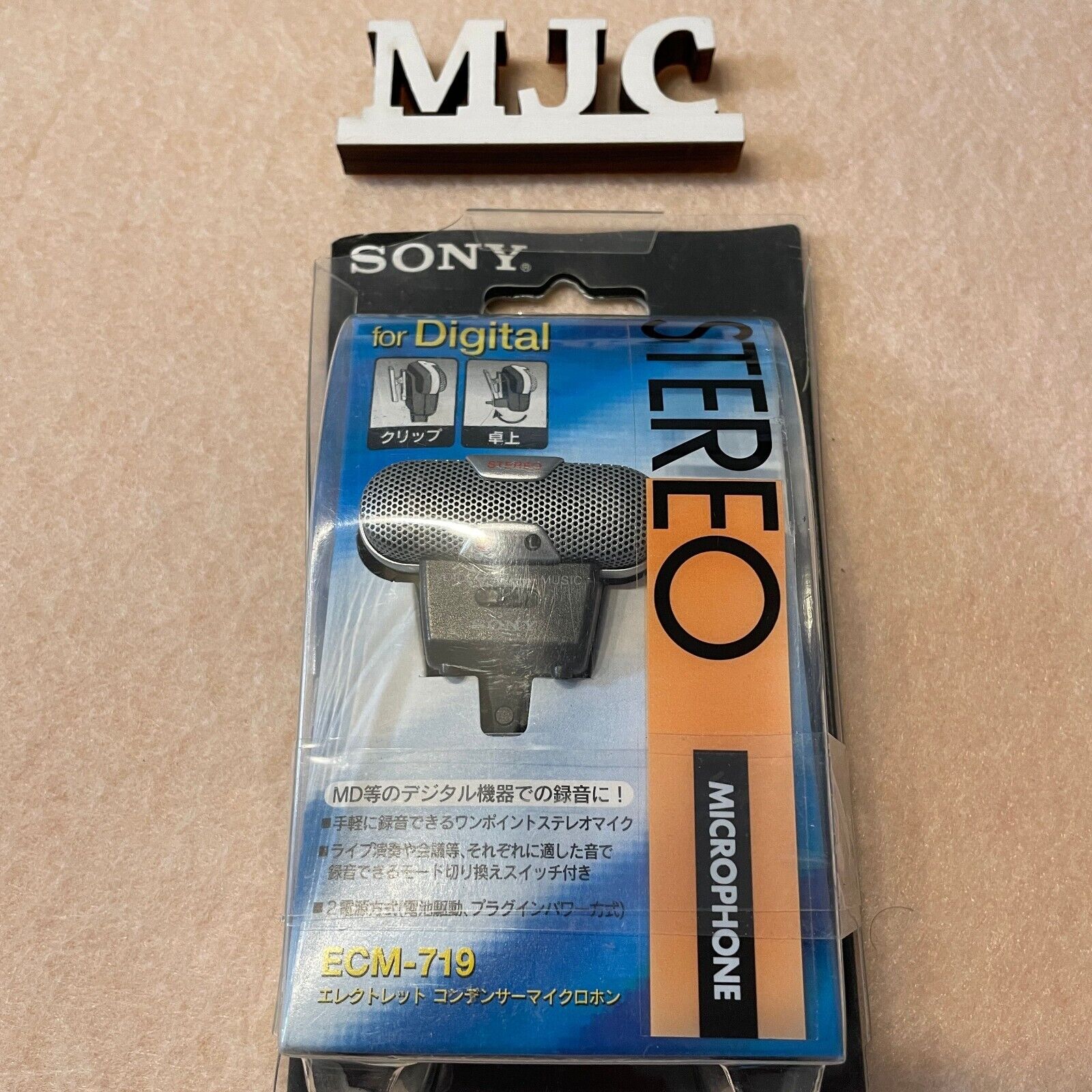 SONY ECM-719 Back Electret Condenser Microphone