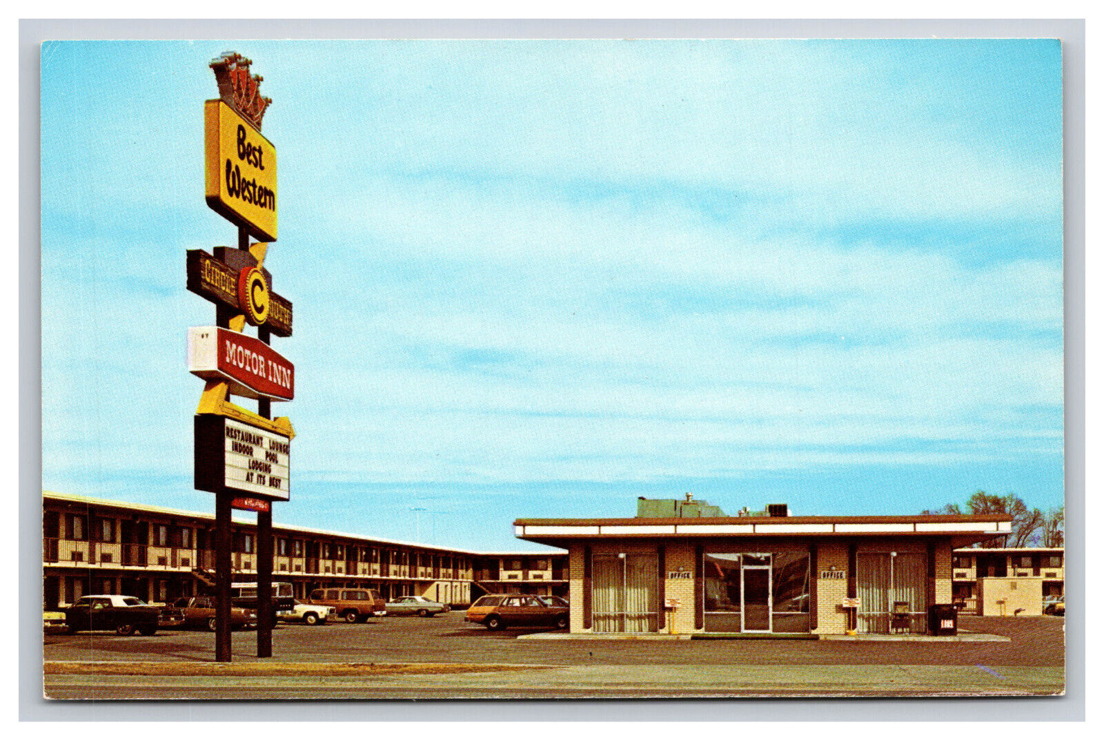 Circle C South Motor Inn Best Western, North Platte Nebraska NE Postcard