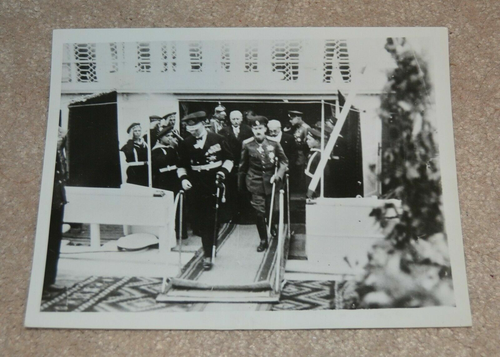 ORIGINAL KING CAROL II ROMANIA PHOTO VINTAGE ABDICATED (b.1893 - d.1953)