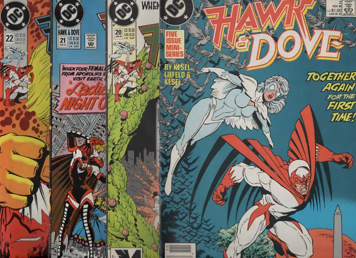 *Hawk and Dove mixed Lot of 8  (1988-1991, DC Comics)