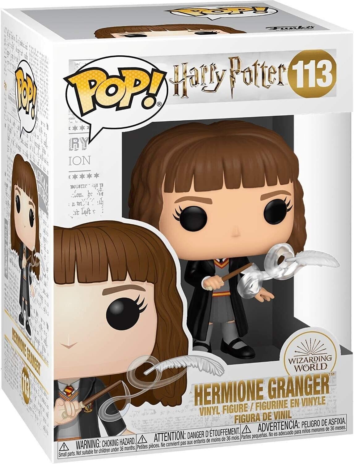 Funko Pop Harry Potter: Hermione Granger with Feather Vinyl Figure with case