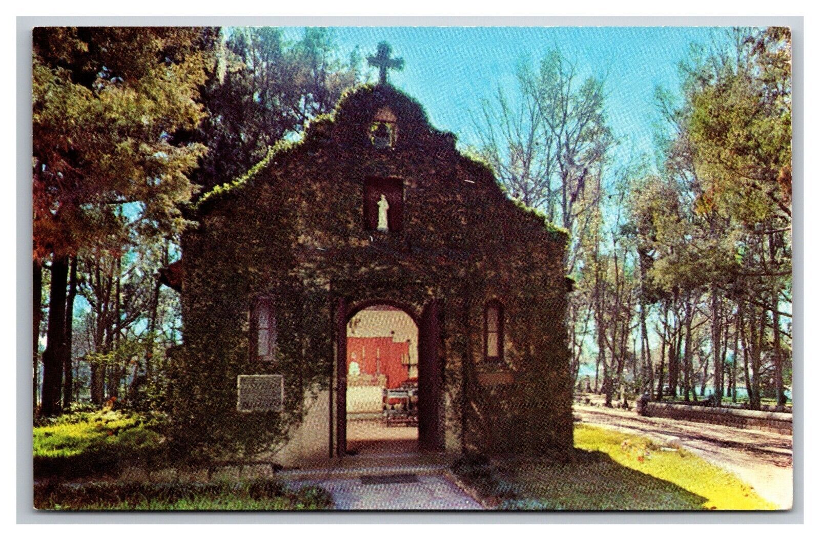 Postcard St Augustine Florida Nuestra Senora De La Leche Ancient Spanish Shrine