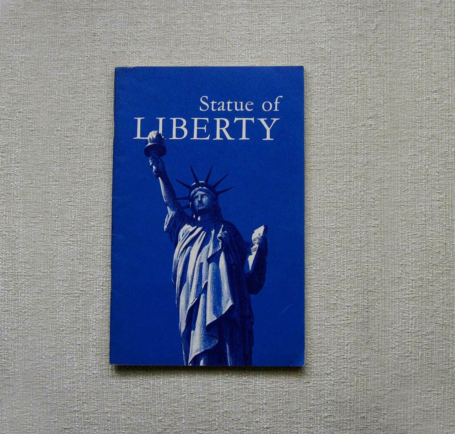 Statue of Liberty History Book US National Monument New York Vintage Publication