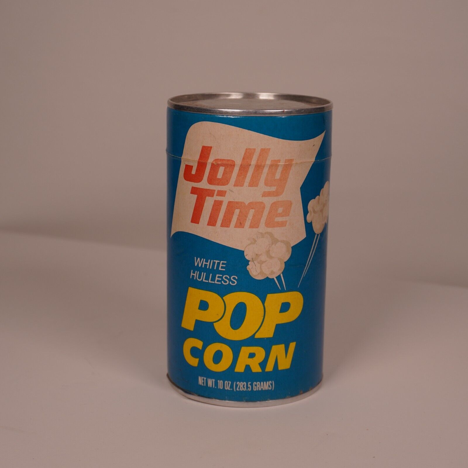 Vintage UNOPENED - 1985 - Jolly Time Popcorn Tin - White Hulless