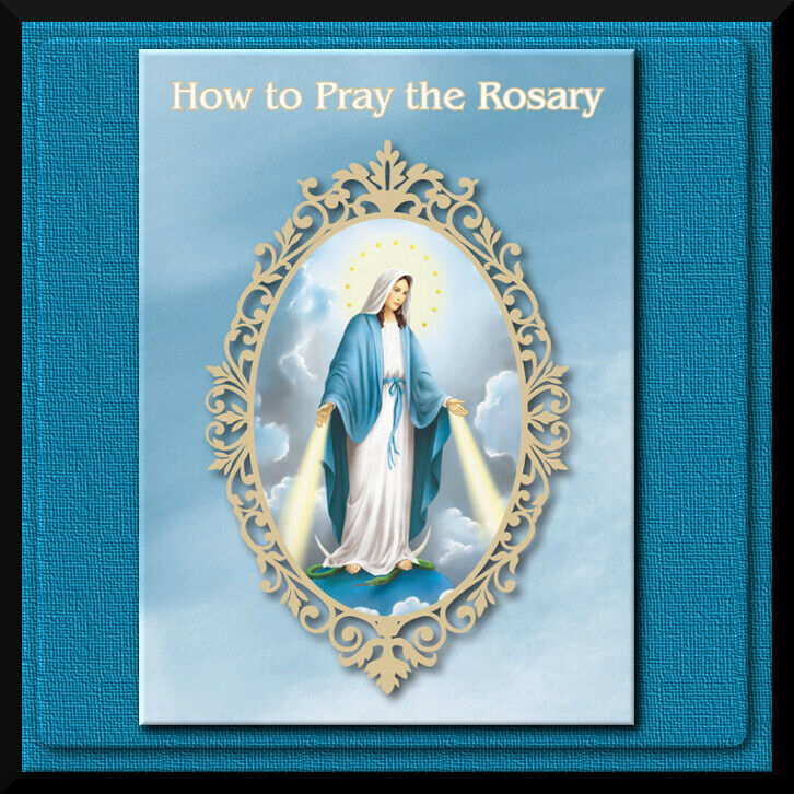 How to Pray the Rosary Book Booklet Illustrated Includes with Luminous Mysteries