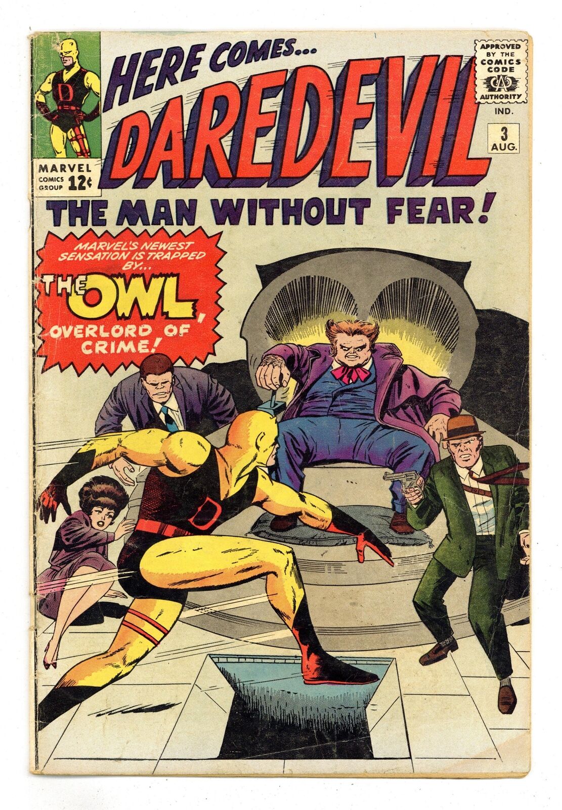 Daredevil #3 GD 2.0 1964