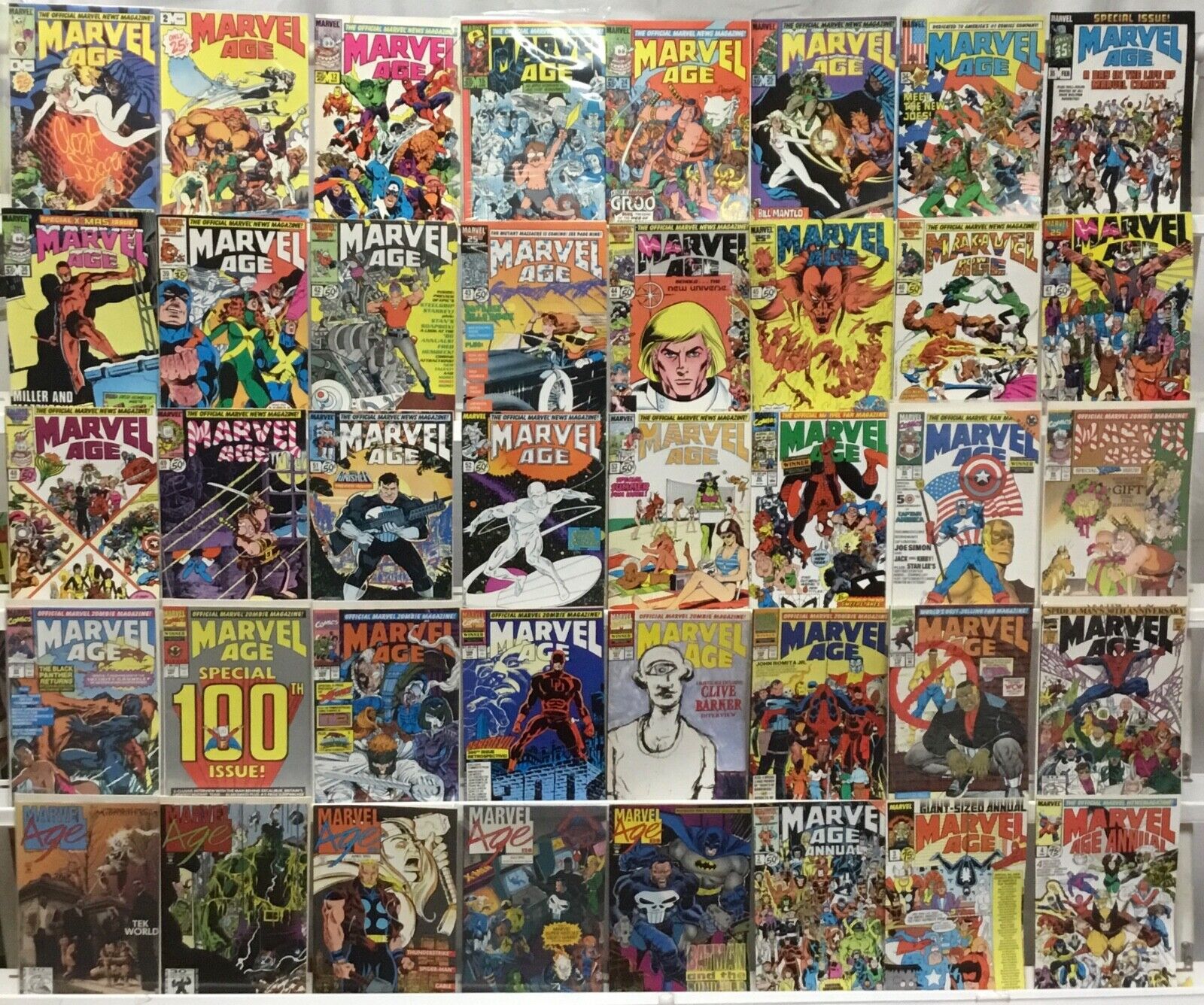 Marvel Comics Marvel Age Comic Book Lot of 40 Multiple Keys - Read Bio