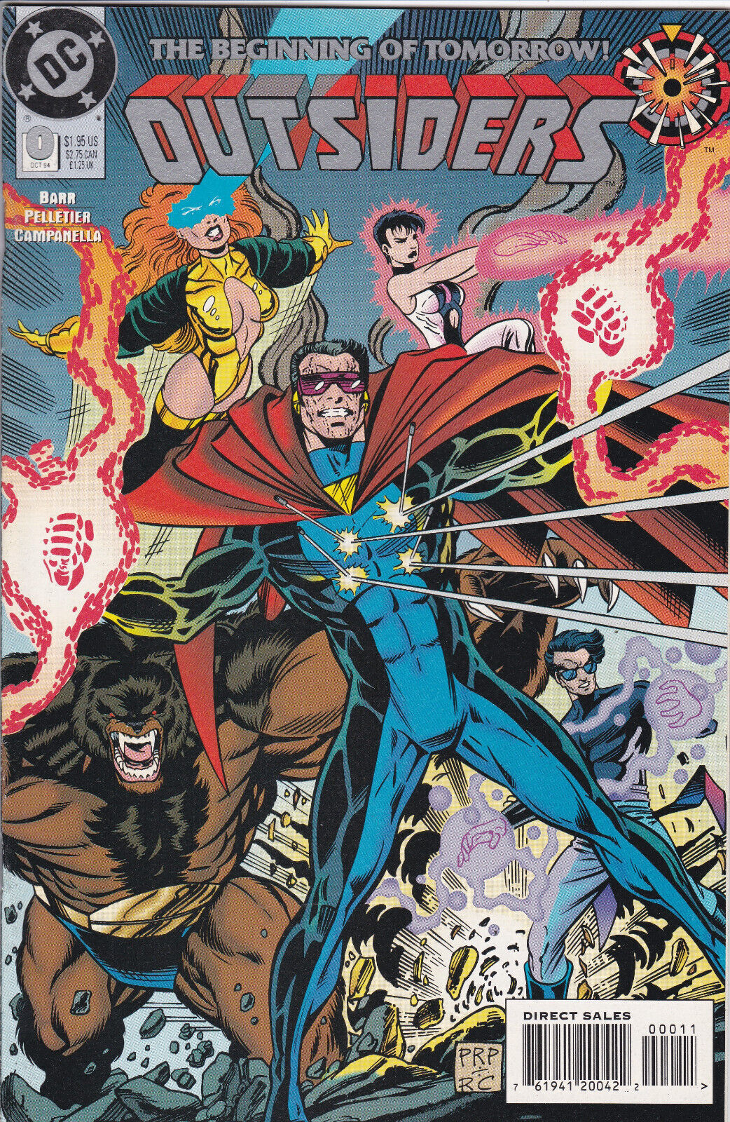 Outsiders #0, Vol. 2 (1993-1995) DC Comics, High Grade