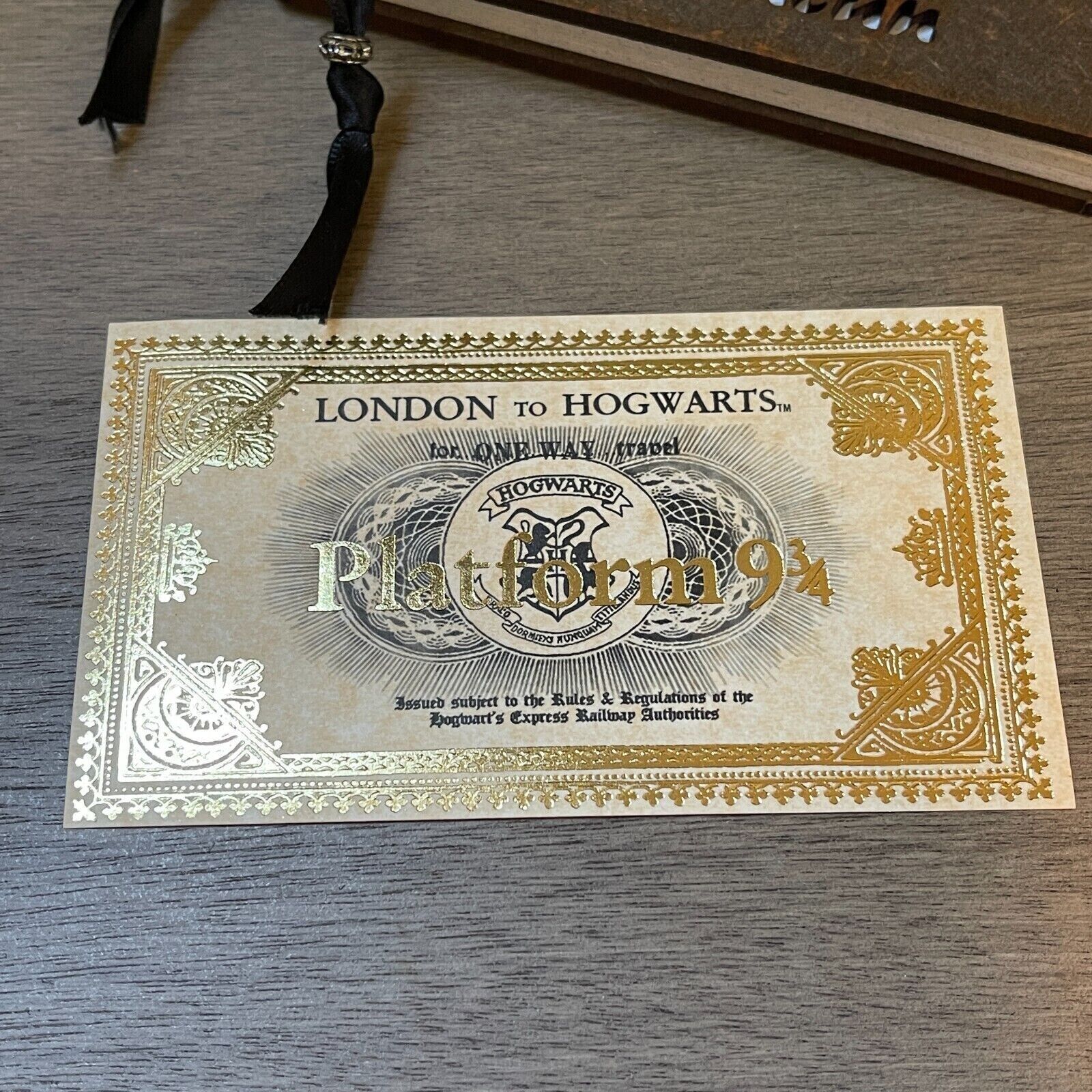 Harry Potter Train Tickets London Platform 9 3/4 Birthday