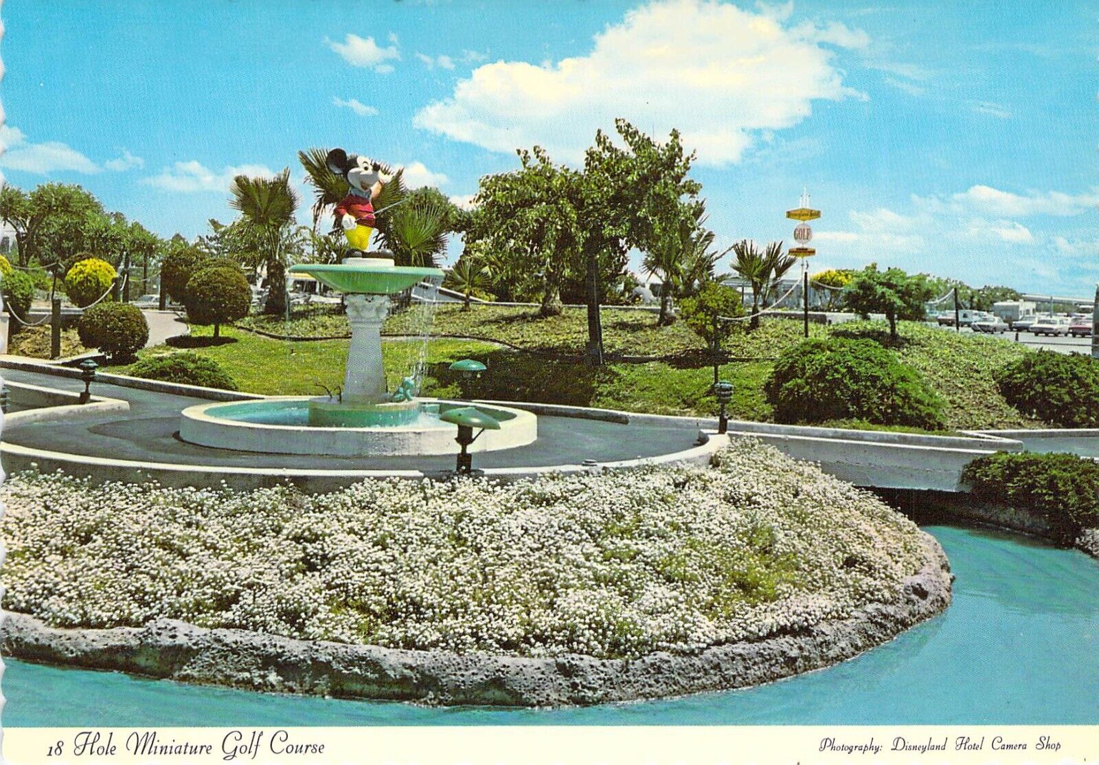 1970 CA Disneyland Hotel Miniature Golf 77968-c Mickey Mouse 4x6 postcard CT29