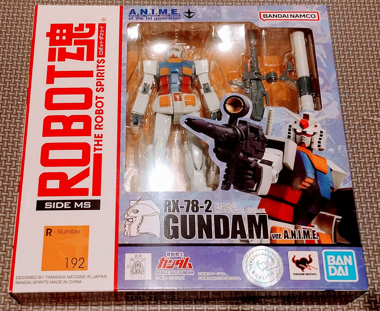 Bandai Robot Spirits Gundam RX-78-2 Version Anime Action Figure Tamashii Nations