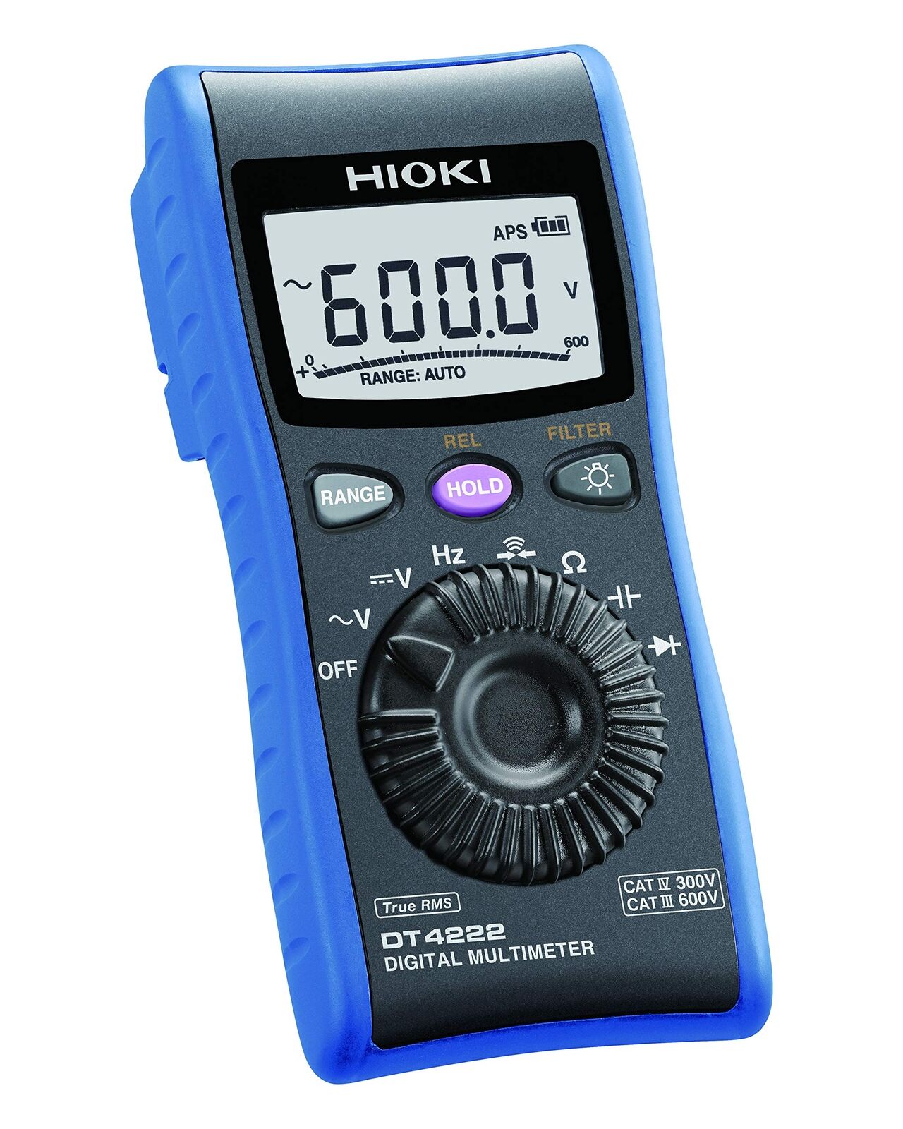 Hioki Digital Multimeter Dt4222 Slim Model Tester Dmm Made In Japan DT4222