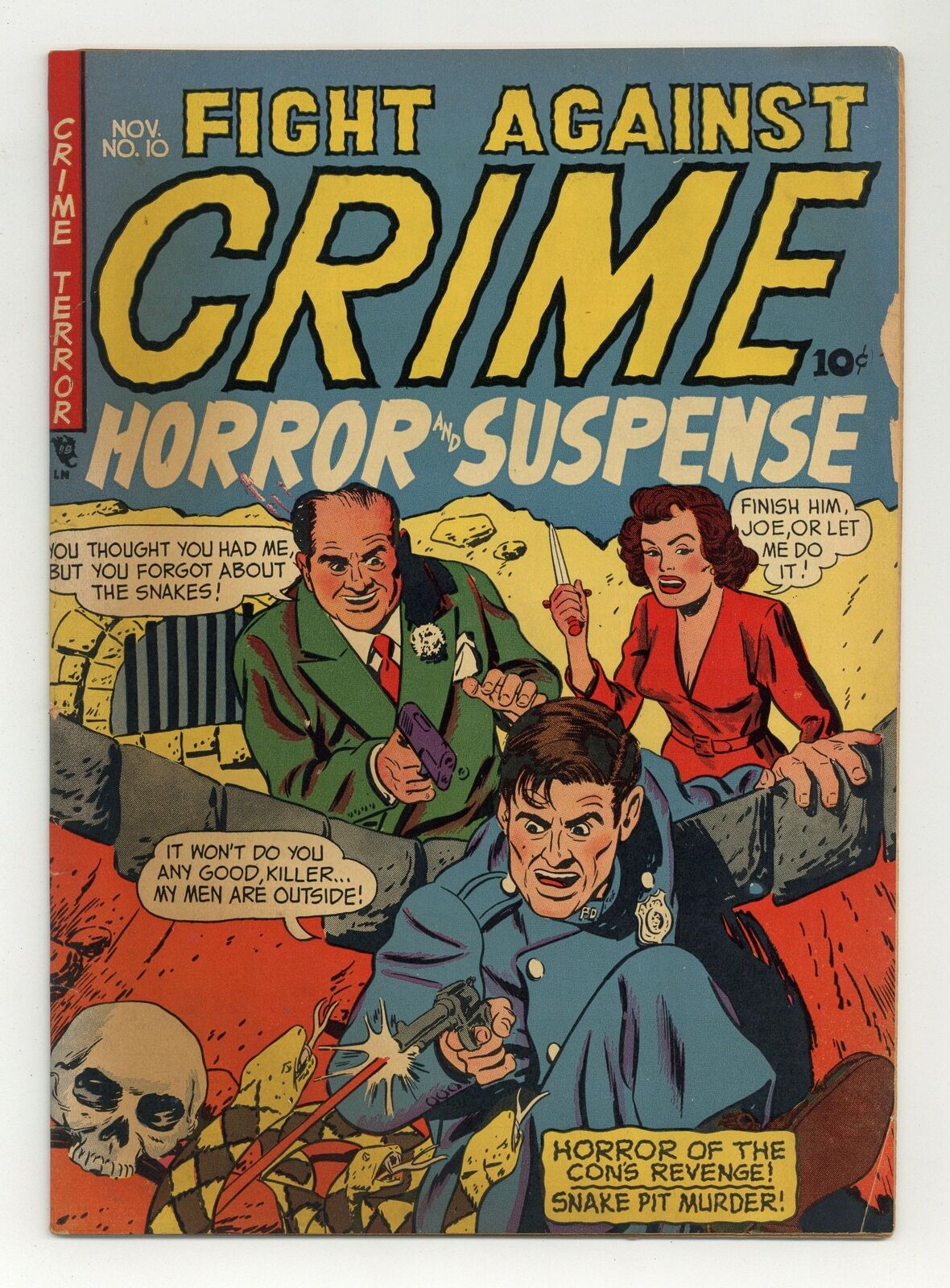 Fight Against Crime #10 GD+ 2.5 1952