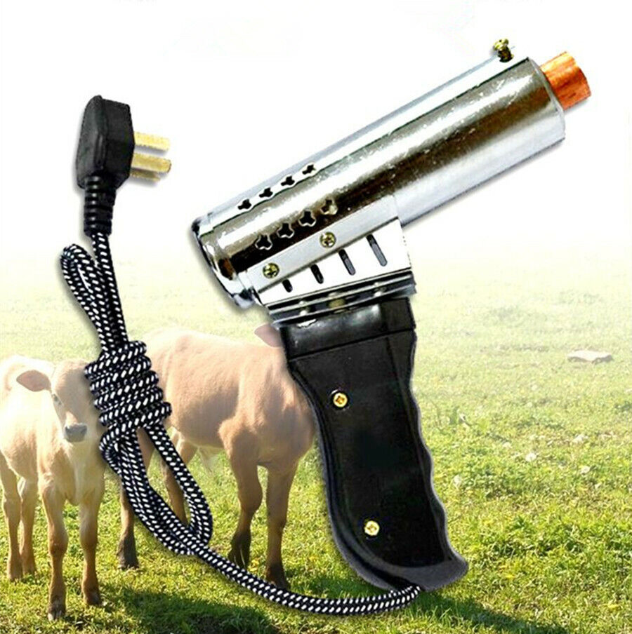 Fast Heating Electric Cauterizing Iron Dehorner Debudder Sheep Goat Calves Horns