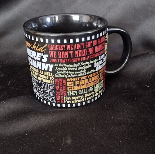 The Unemployed Philosophers Guild Classic Movie Mug; Most Famous Movie Lines