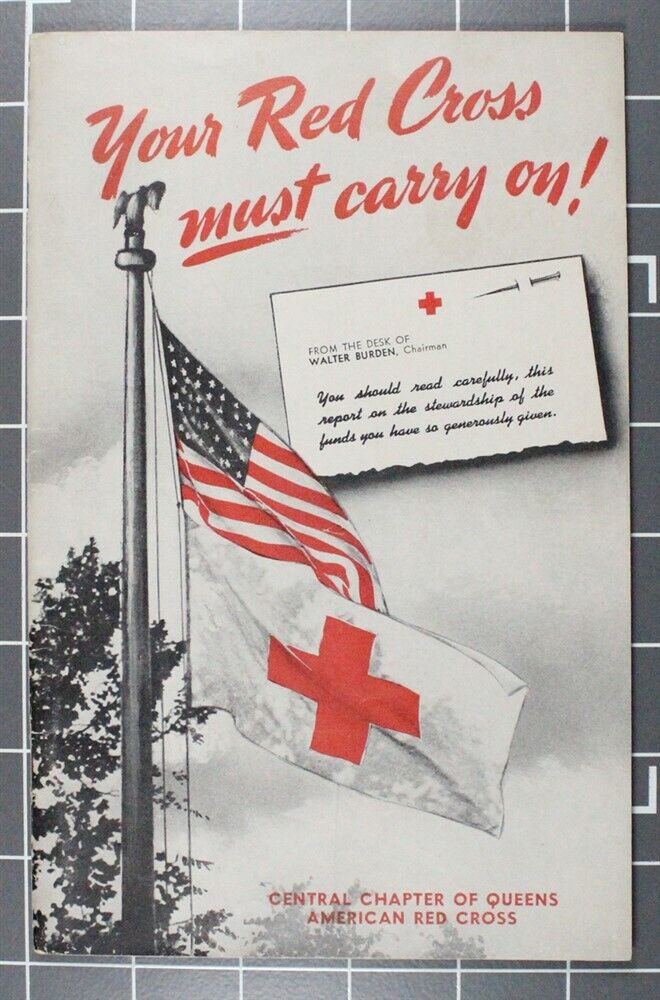 American Red Cross Booklet: Your Red Cross Must Carry On - 1946