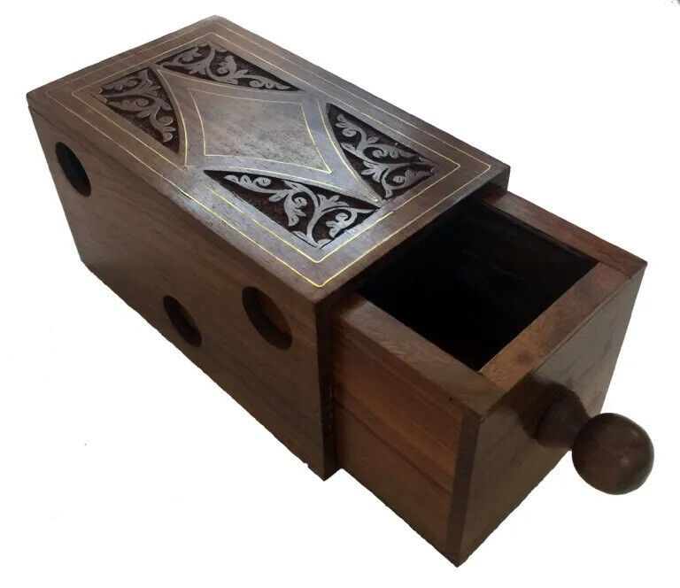 MAGIC TRICK & ILLUSION - NEW TRANSFORMATION BOX - WOODEN  ( ANTIQUE APPEARANCE )
