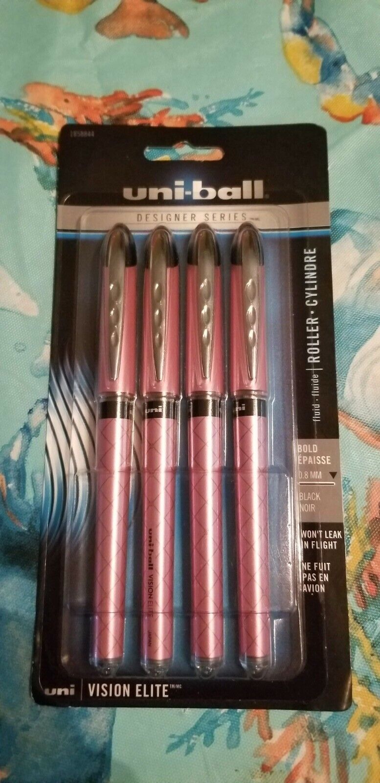 4--Pack of UniBall Pens in Pink inside Packaging