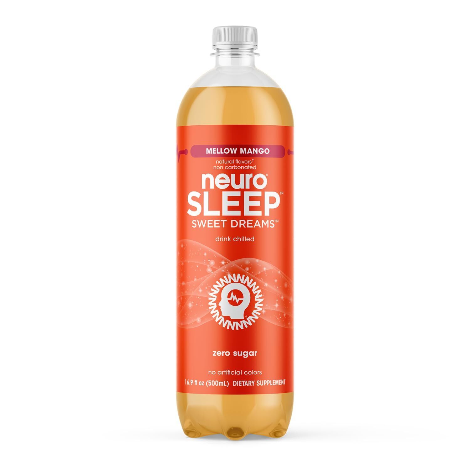 Neuro SLEEP Mellow Mango Nutrition Drinks Chilled Sugar Free 14.5oz Bottles 12Pk