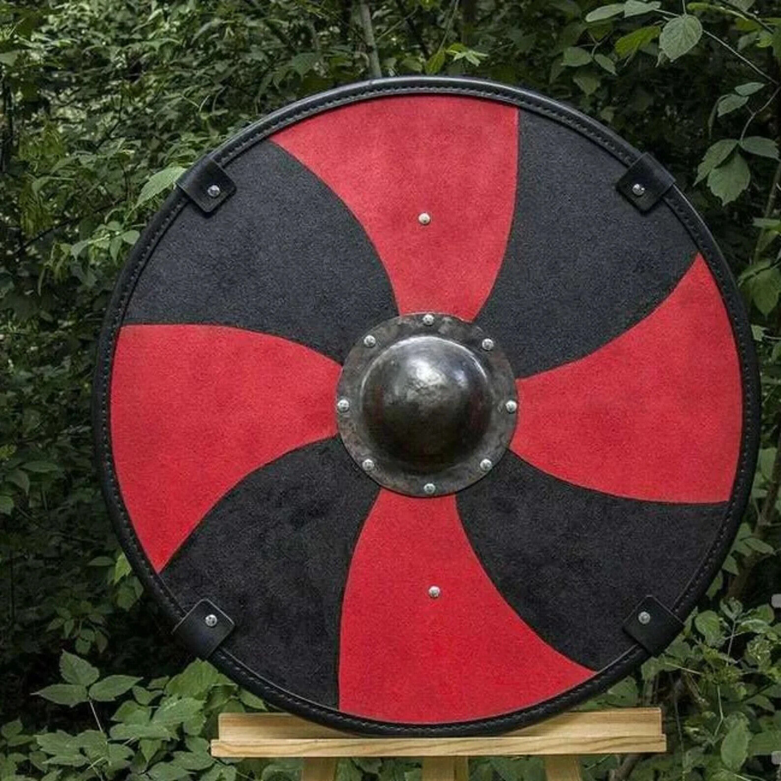 Medieval Viking Shield | Handmade Wooden Shield | Viking Warrior Shield 24 inch