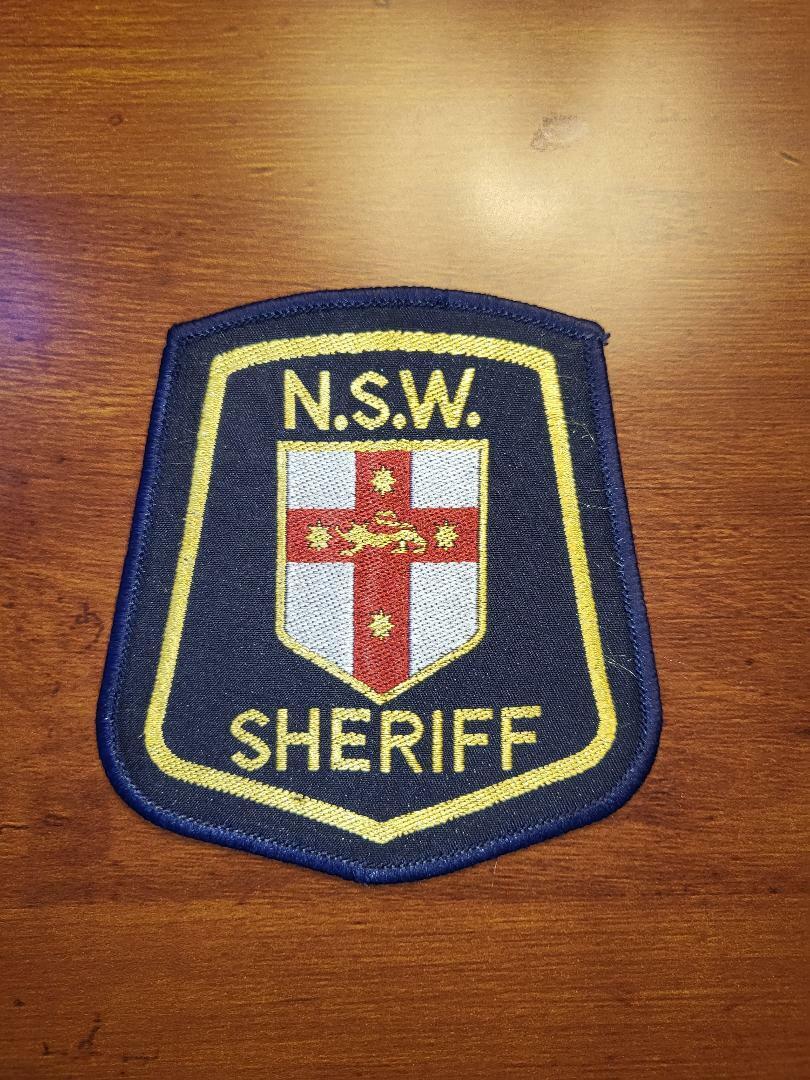 NEW SOUTH WALES, AUSTRALIA SHERIFF (POLICE) SHOULDER PATCH 