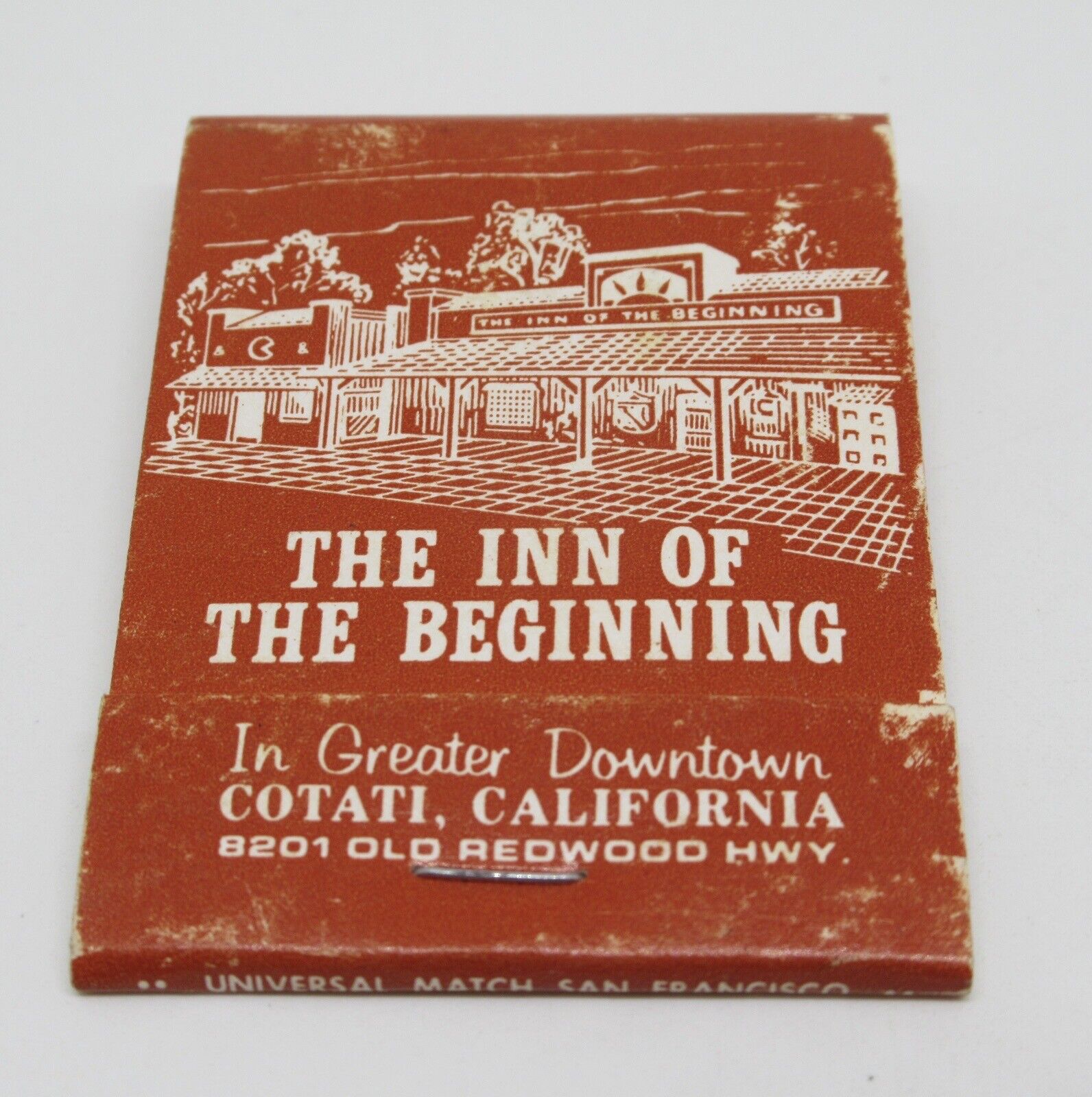 The Inn Of The Beginning Live Music COTATI California FULL Matchbook