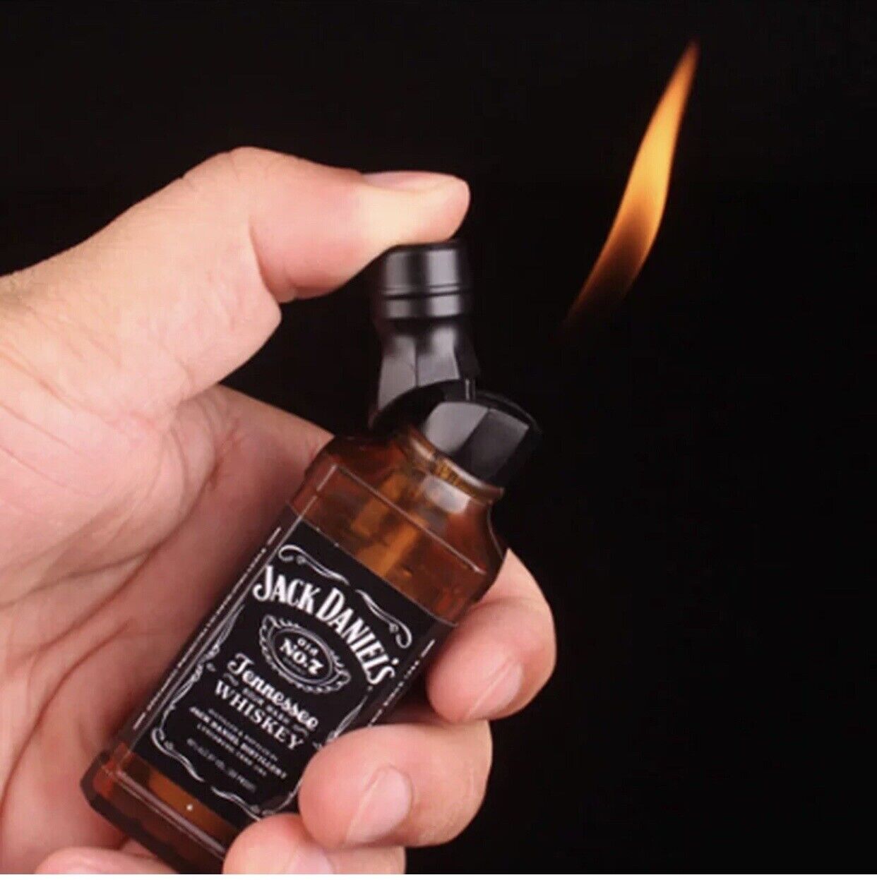 Creative Novelty Whiskey Bottle Butane Cigarette Lighter