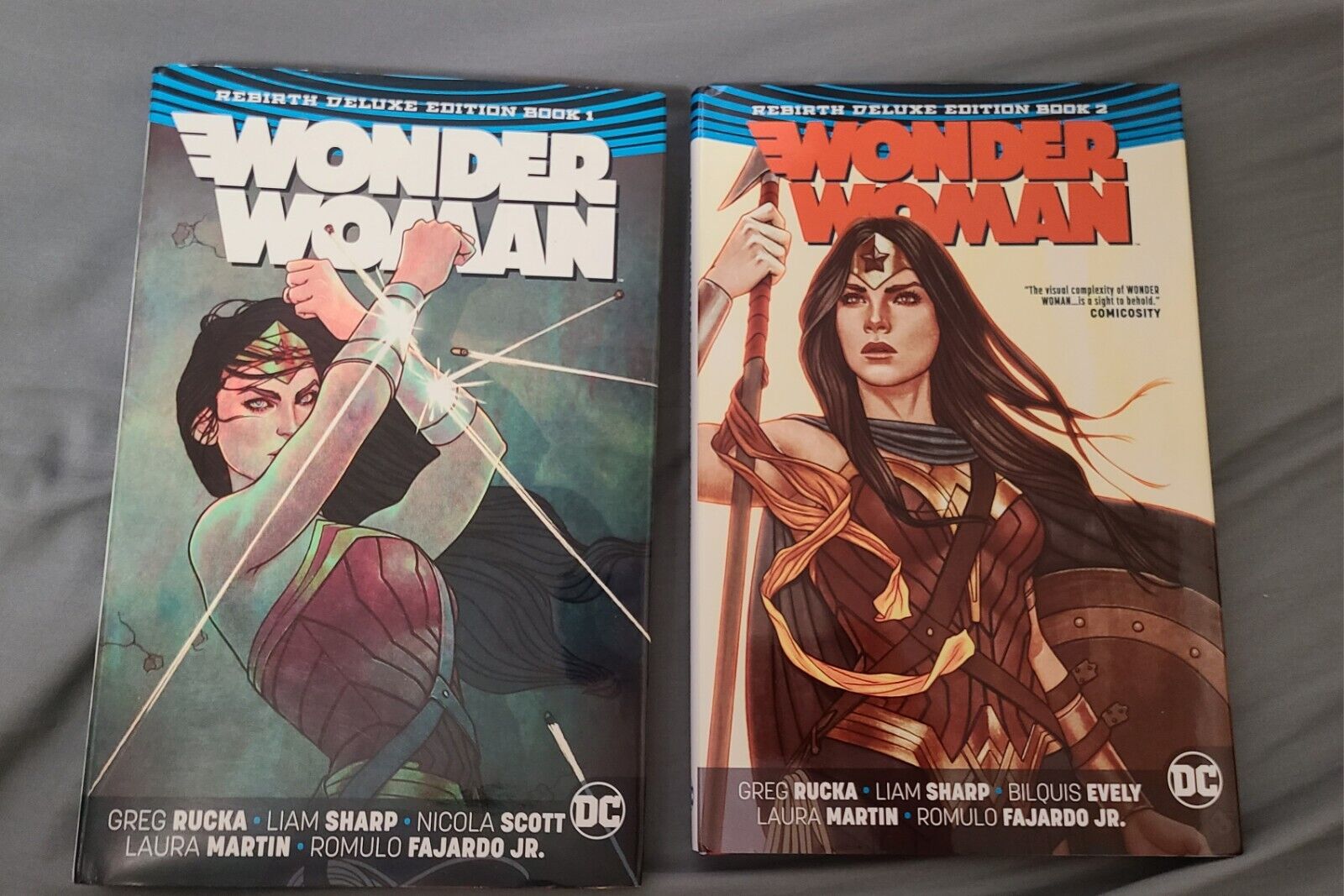 Wonder Woman Rebirth Book 1 + 2 (Deluxe HC) Greg Rucka
