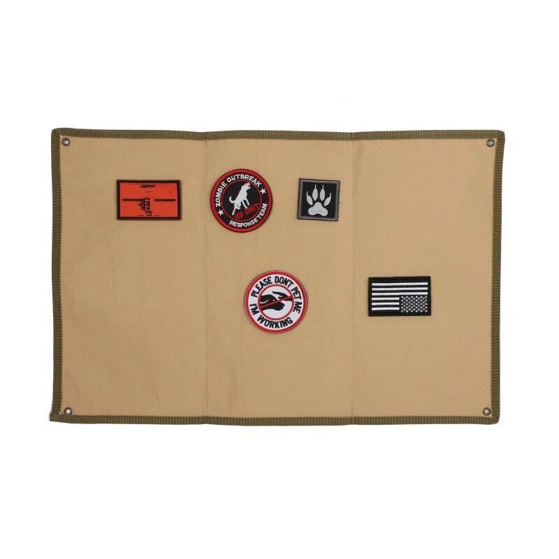 Military Patch Collection Display Panel Wall Hanging Holder For Morale Hook HB