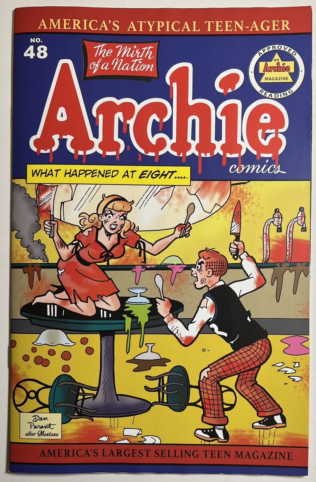 Archie Comics 48 Dan Parent Pops Chocklit Shoppe of Horrors 1 Variant 2023