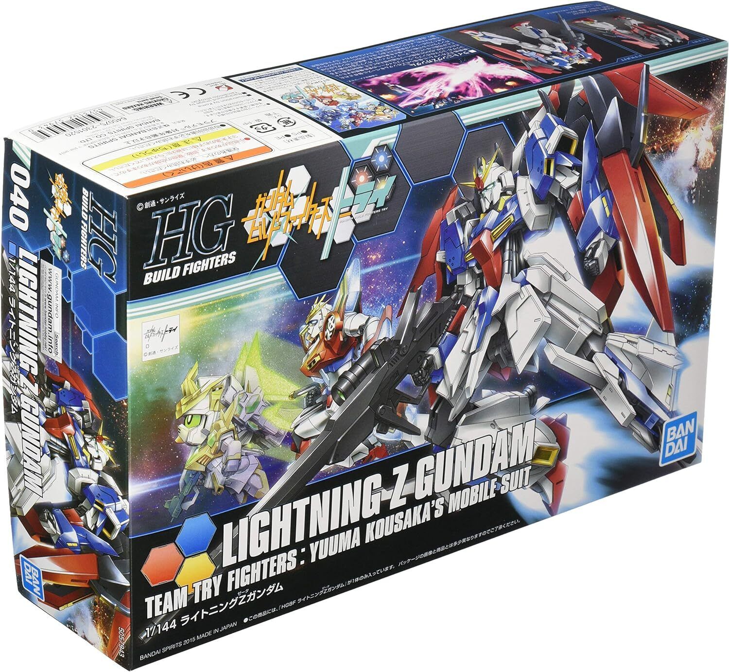 HGBF 1/144 Lightning Z Gundam (Gundam Build Fighters Try)