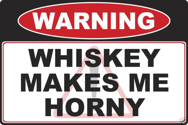 2 pack Whiskey Warning Alcohol Drunk Bottle Funny Car Truck decal sticker