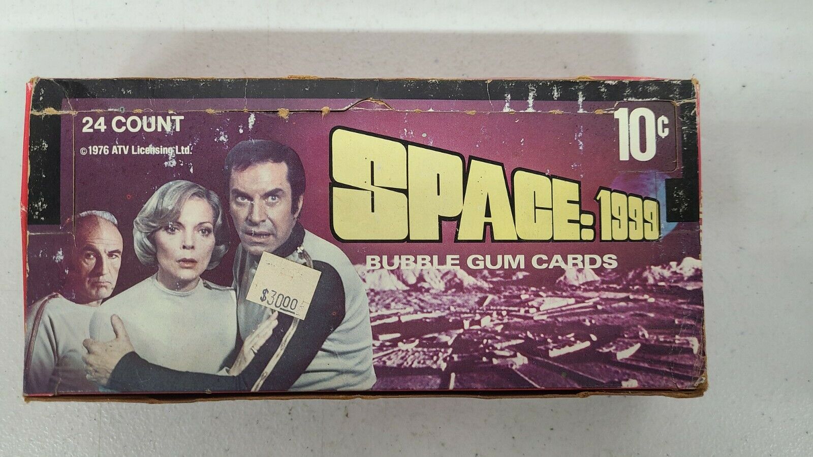 1976 Donruss Space: 1999 Empty Bubble Gum Vintage Trading Card Box