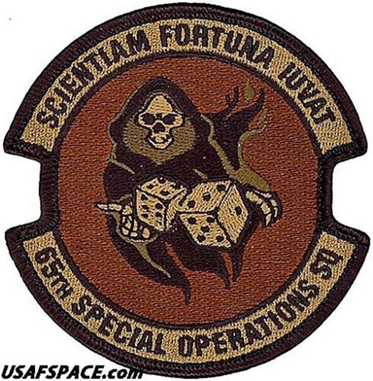 USAF 65TH SPECIAL OPERATIONS SQ -65 SOS- Hurlburt Field, FL -ORIGINAL -OCP-PATCH