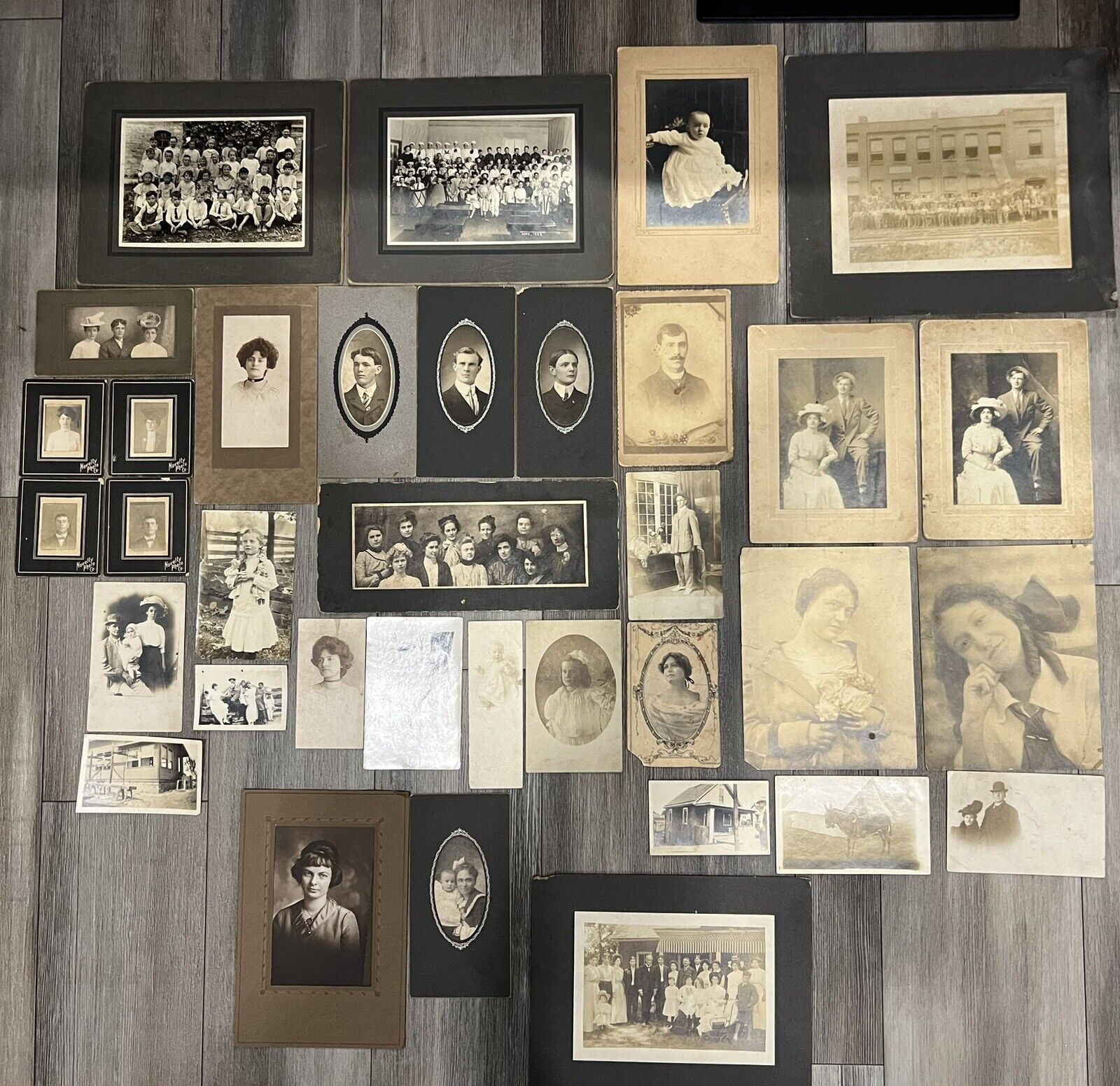 Vintage Lot Of 35 Unique Photos 1800’s 1900’s From Illinois Area Moline Savanna