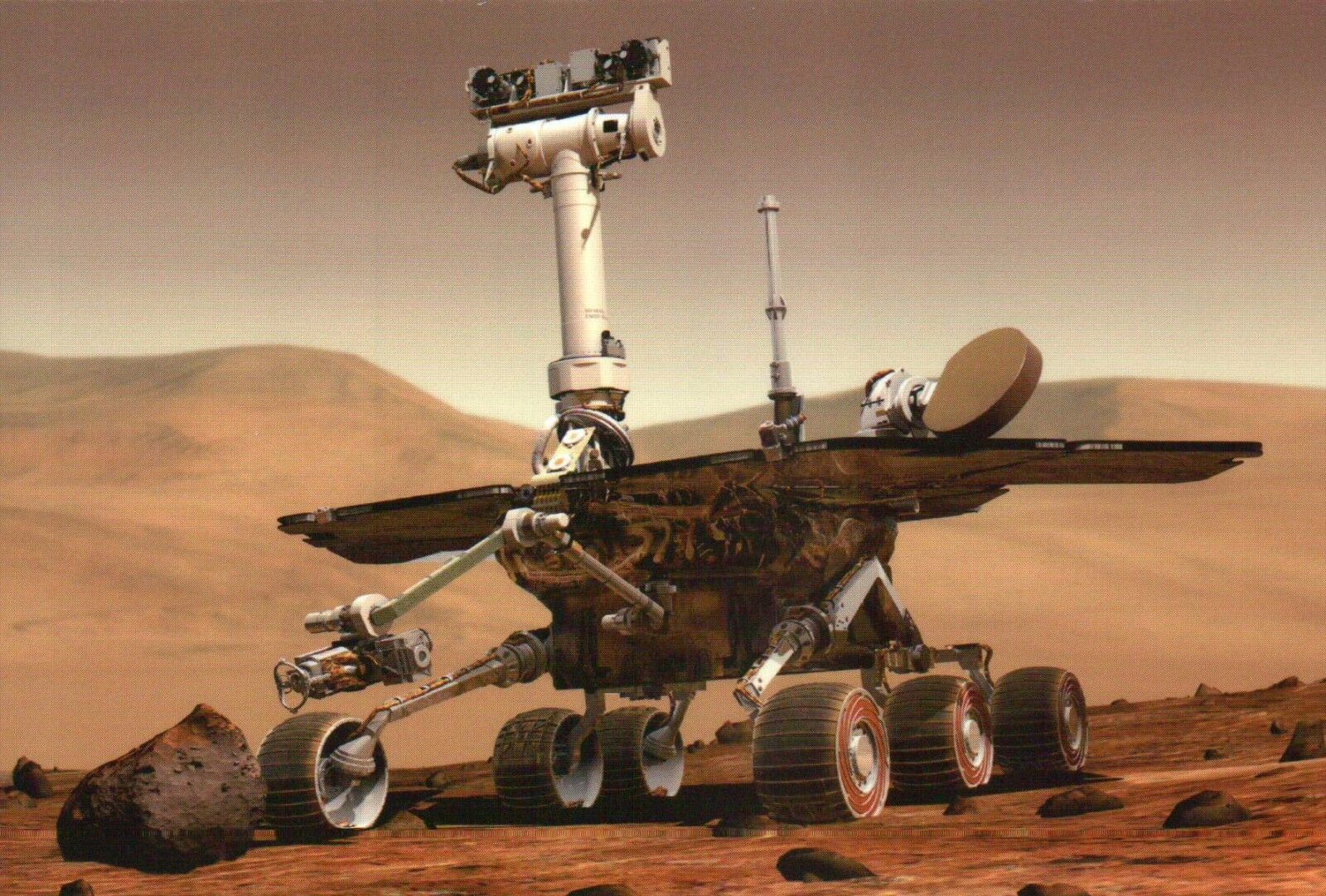NASA Mars Exploration Rover, Artist Concept, Robotic Geologist, Space - Postcard