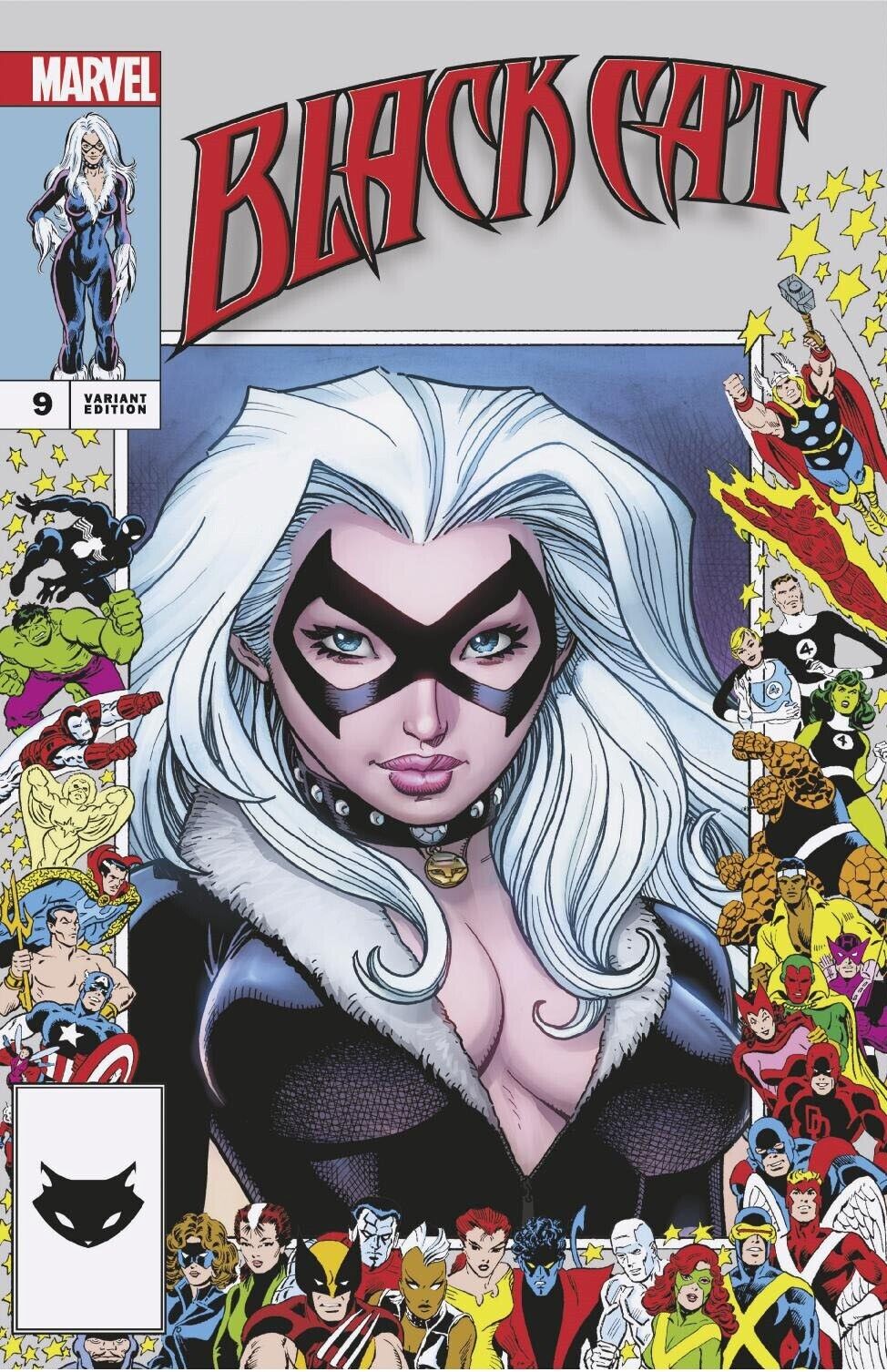 Black Cat #9 Ultimate Exclusive Art Adams Marvel Anniversary Frame Variant