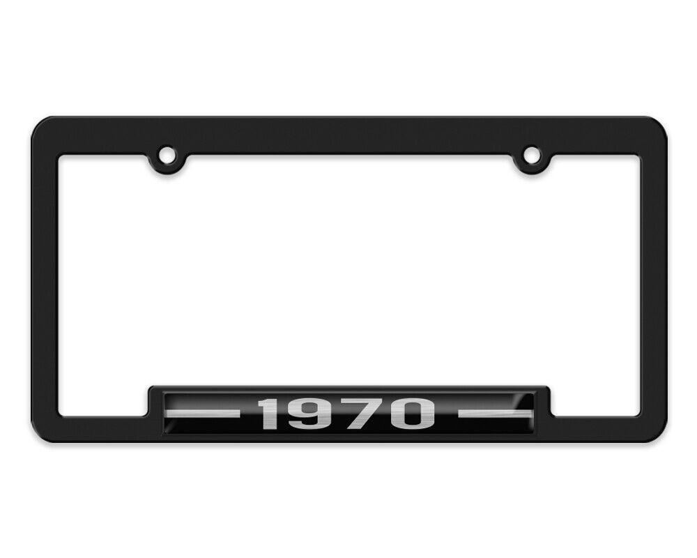 1970 Classic Car & Truck License Plate Frame. Antique Automobile year models. 
