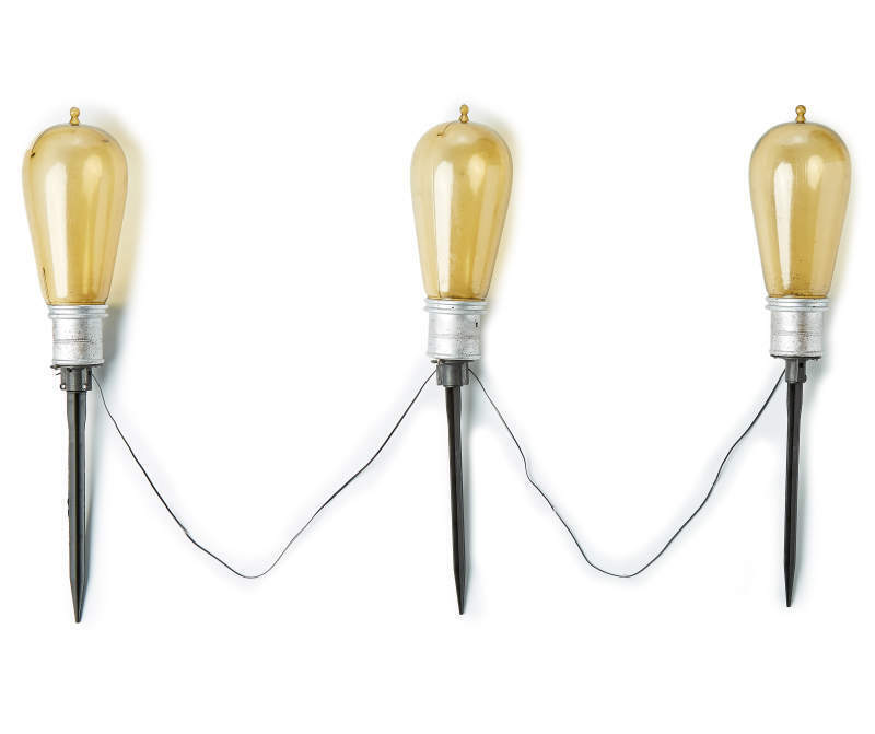 Energy Efficient Led Light & Sound Haunted Edison bulb Pathway Lights Battery 