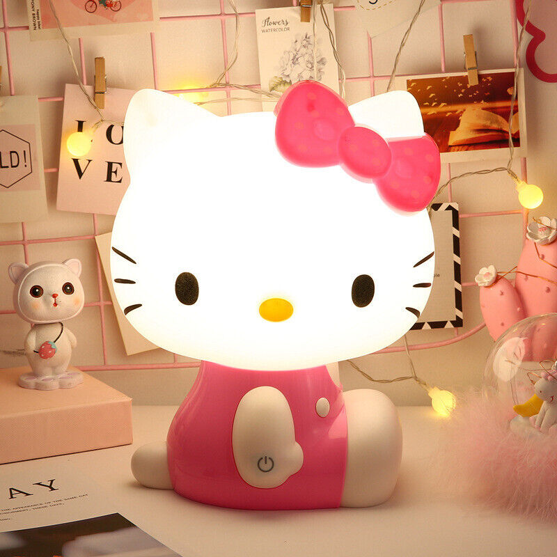 Hello Kitty Cute LED Lamp Touch LED Night Light Girls Christmas Gift New