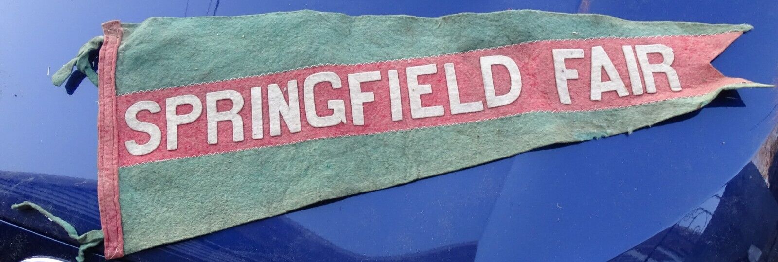 SPRINGFIELD FAIR circa 1915 Pennant (Most likely MAINE as it was found in VT.)