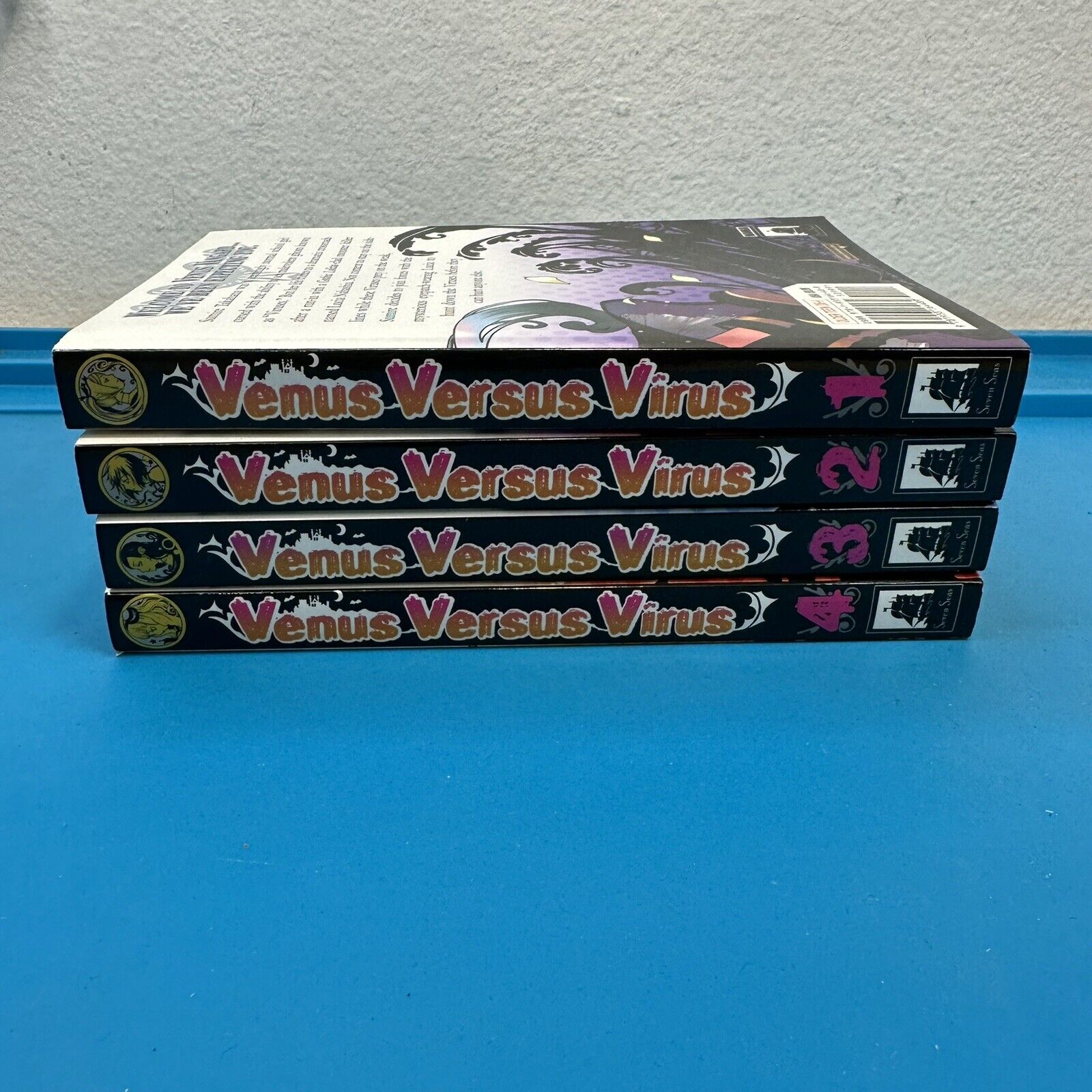 Venus Versus Virus Omnibus Collection 1,2,3,4 Manga Book English Atsushi Suzumi