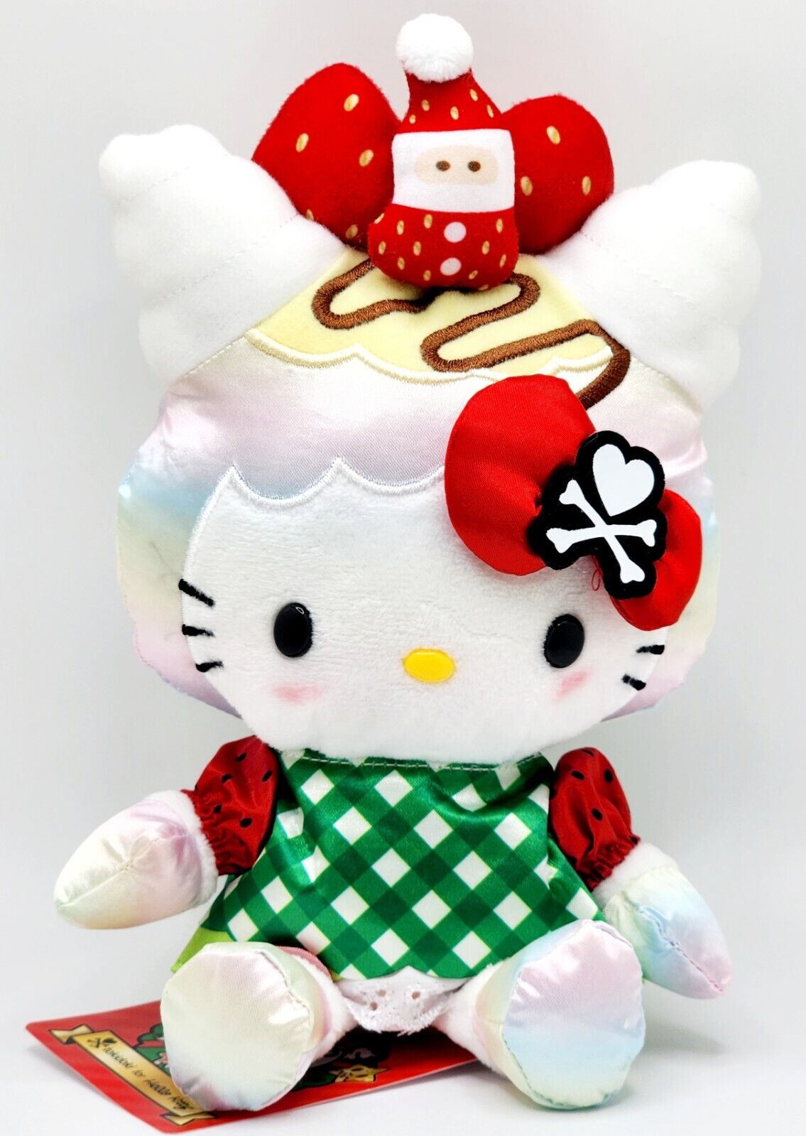 NEW TOKIDOKI for HELLO KITTY Cake Dress Bean Plush SANRIO Kawaii Cute Doll