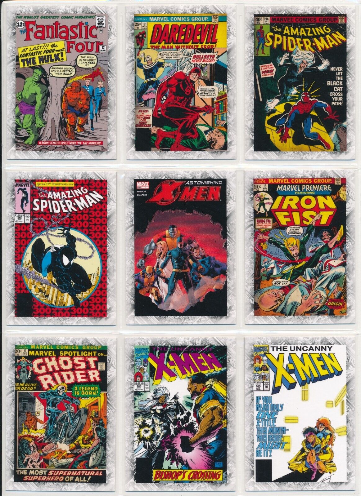 2012 Marvel Beginnings Breakthrough Issues Mixed Chase Card Lot of (9) Cards #4