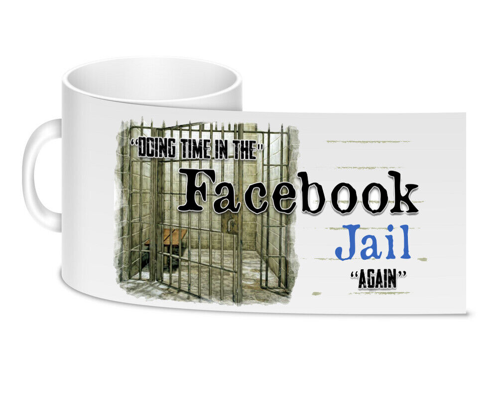 Doing Time In The Facebook Jail Design 11oz Ceramic Coffee Mug