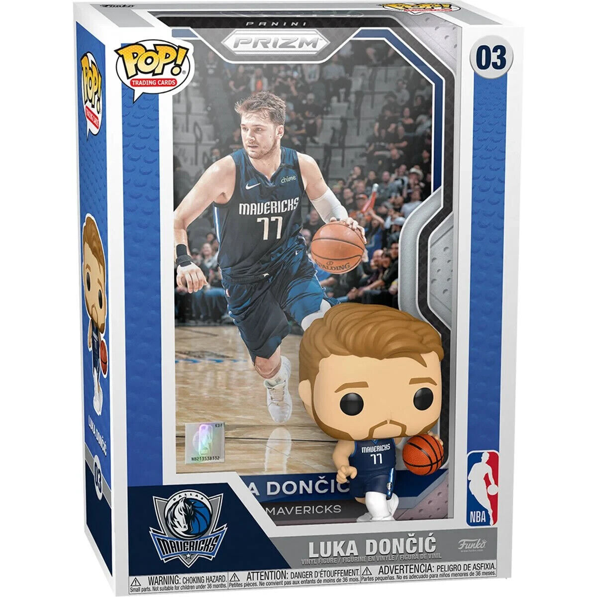 Funko POP NBA Luka Doncic Trading Card Figure with Case #03 ON HAND SHIPS NOW