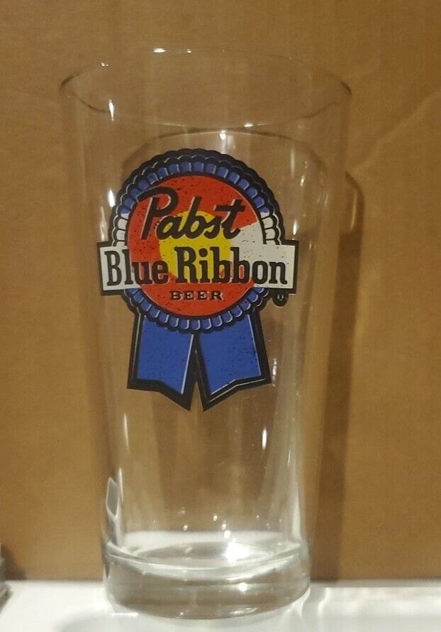 PABST BLUE RIBBON Beer Pint Glass 16 oz