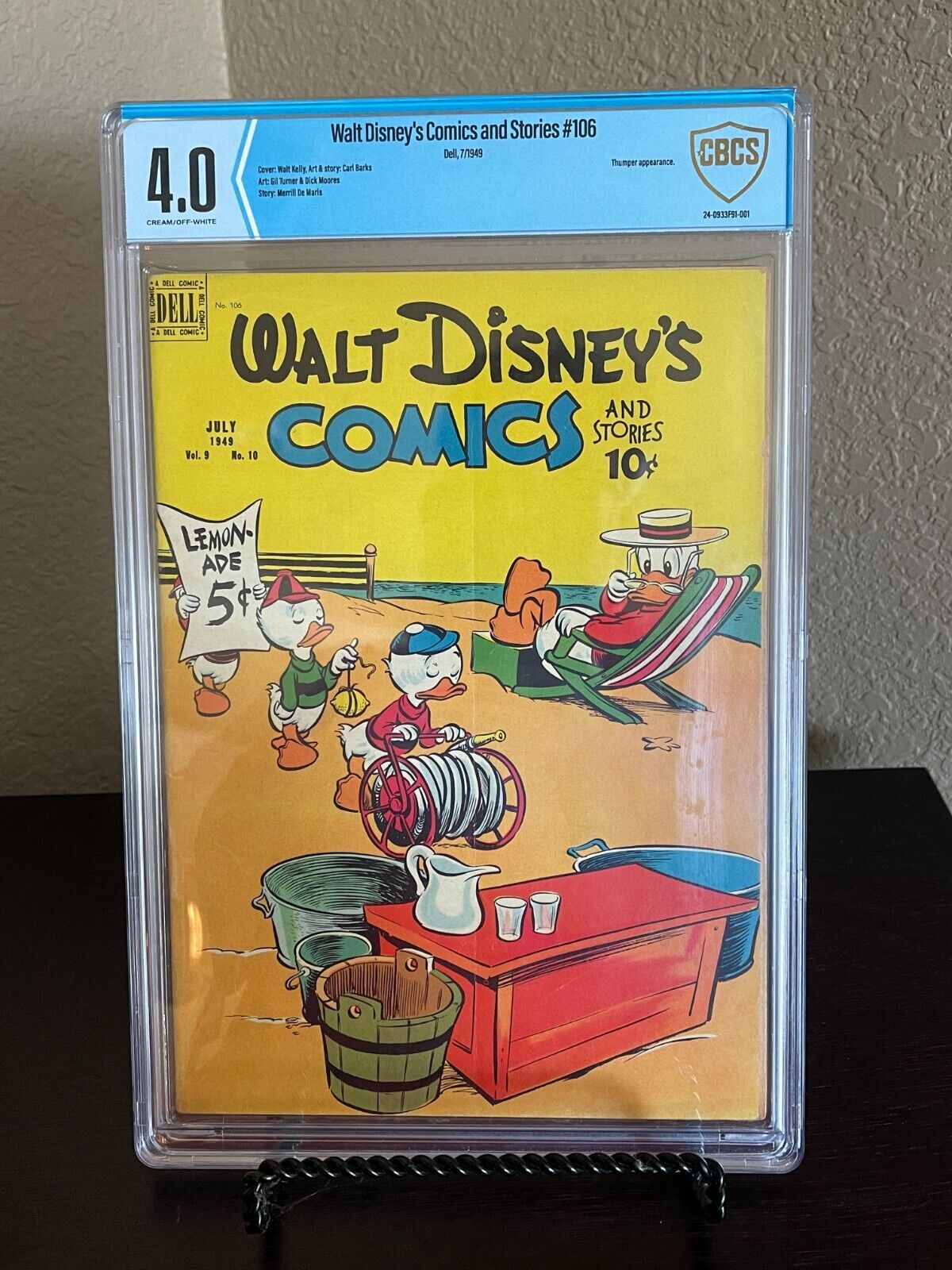 1949 Walt Disney's Comics and Stories #106 - CBCS 4.0