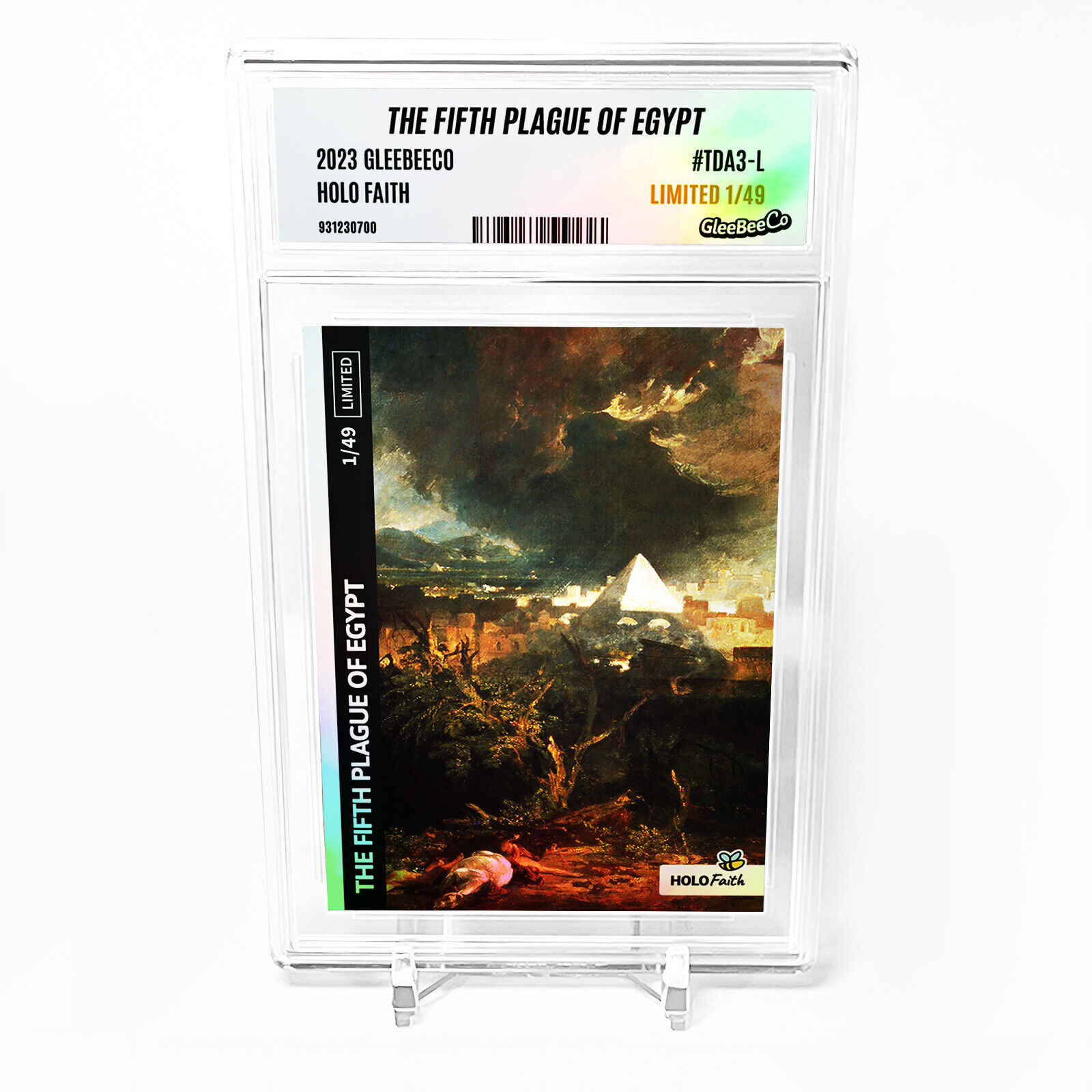 THE FIFTH PLAGUE OF EGYPT Card 2023 GleeBeeCo J. M. W. Turner Holo #TDA3-L /49